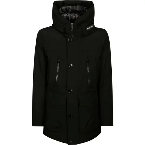 Arctic Parka with Duck Down Insulation , male, Sizes: S - Woolrich - Modalova