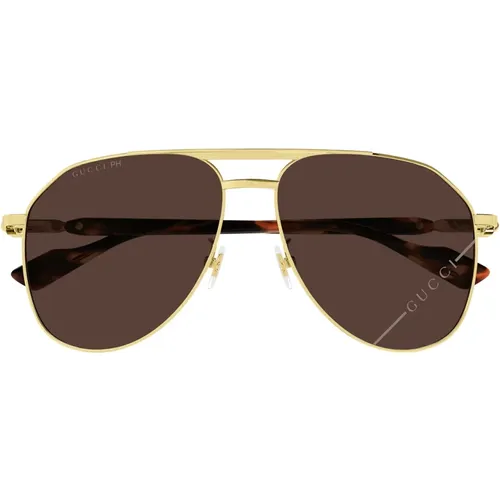 Vintage-inspirierte Urban Trendy Sonnenbrille , Herren, Größe: 59 MM - Gucci - Modalova