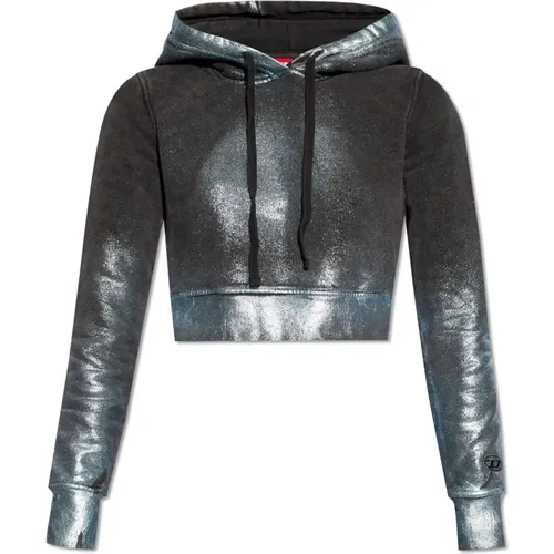 F-Slimmy-Hood-N1 Kapuzenpullover , Damen, Größe: XS - Diesel - Modalova