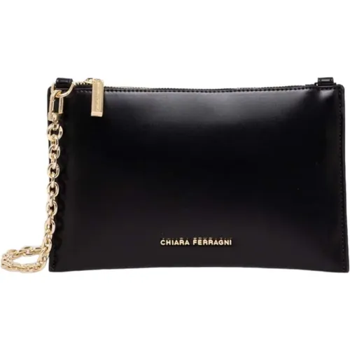 Smooth Faux Leather Shoulder Bag , female, Sizes: ONE SIZE - Chiara Ferragni Collection - Modalova