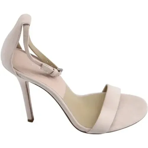 Pre-owned Suede heels , female, Sizes: 4 1/2 UK - Michael Kors Pre-owned - Modalova