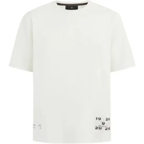 Centenary Applique Label Tee , male, Sizes: S, L, M - Belstaff - Modalova