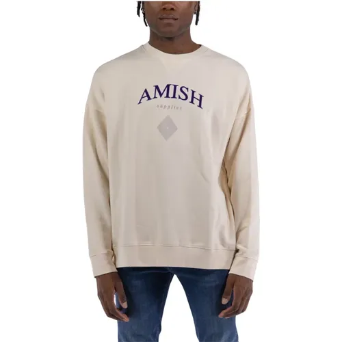 Clic Crewneck Sweater , male, Sizes: XL - Amish - Modalova