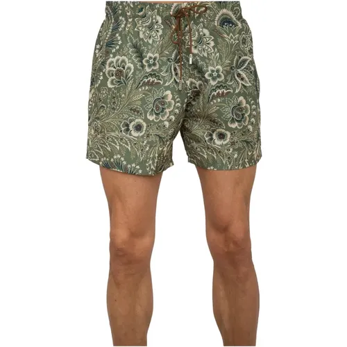 Grüne Roma Tasche Badehose , Herren, Größe: 2XL - ETRO - Modalova