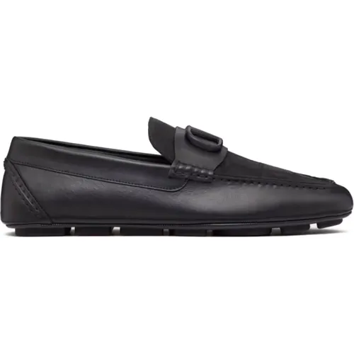 Iconographe VLogo Slip-On Loafers , male, Sizes: 6 1/2 UK, 7 1/2 UK - Valentino Garavani - Modalova