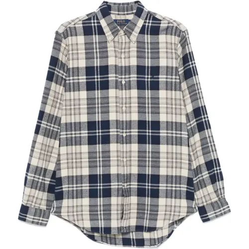 Flannel Plaid Check Shirt , male, Sizes: S - Polo Ralph Lauren - Modalova