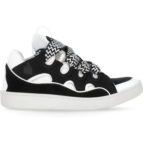 Sneakers with Tech Fabric Inserts , male, Sizes: 11 UK, 9 UK, 8 UK - Lanvin - Modalova