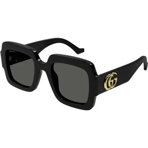 Schwarz Graue Sonnenbrille Gg1547S - Gucci - Modalova