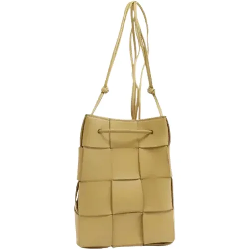 Pre-owned Leder schultertasche - Bottega Veneta Vintage - Modalova