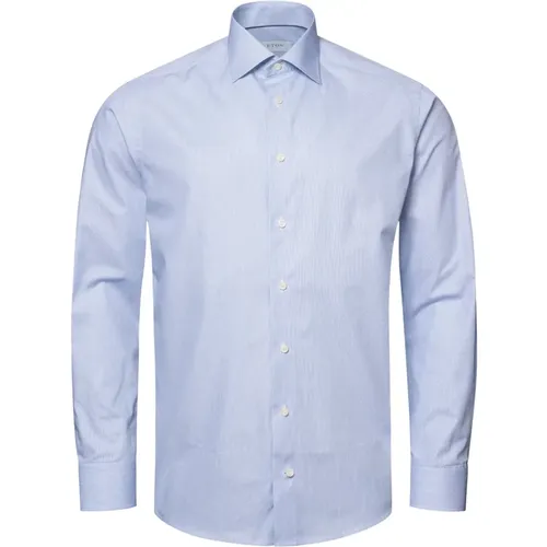 Striped Twill Shirt , male, Sizes: L, 4XL, M, XL - Eton - Modalova