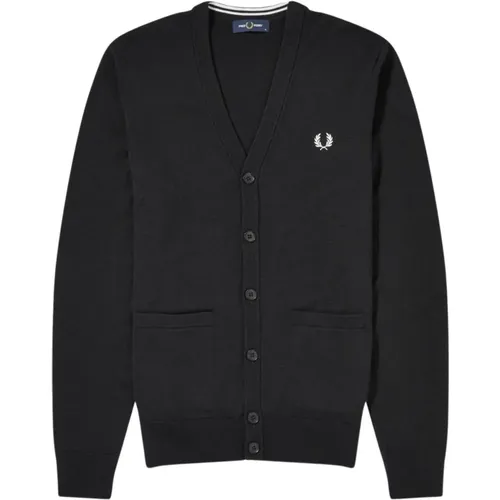 Cardigan - Style/Model Name , male, Sizes: L - Fred Perry - Modalova