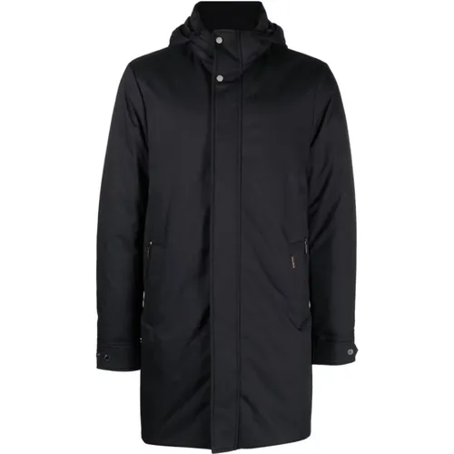 Padded Hooded Jacket , male, Sizes: 3XL, M - Moorer - Modalova