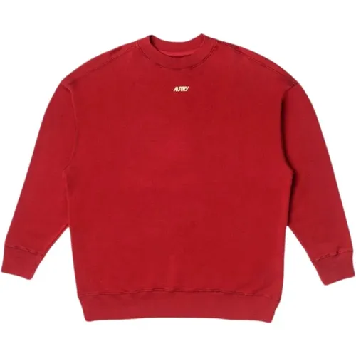 Burgundy Bicolor Sweatshirt Autry - Autry - Modalova