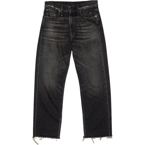 Schwarze Straight Jeans für Frauen - R13 - Modalova