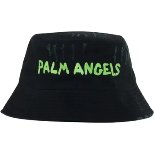Fischerhut mit Logo , Herren, Größe: ONE Size - Palm Angels - Modalova