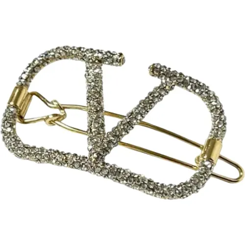 Pre-owned Metal hair-accessories , female, Sizes: ONE SIZE - Valentino Vintage - Modalova