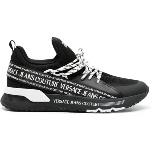 Dynamic Logo Sneaker , male, Sizes: 10 UK - Versace Jeans Couture - Modalova