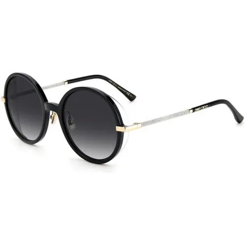 Schwarze Ema/S 807(9O) Sonnenbrille - Jimmy Choo - Modalova