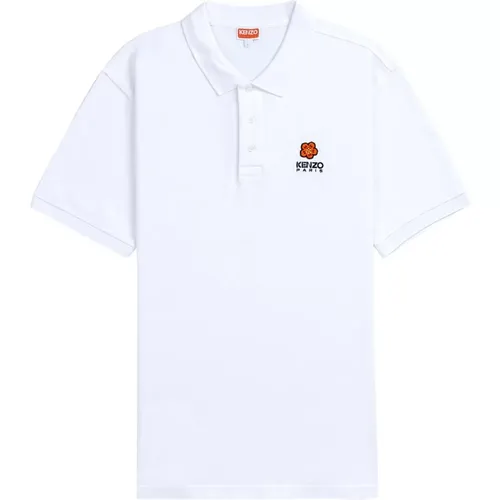 Boke Flower Polo Shirt , male, Sizes: L, S, XL - Kenzo - Modalova