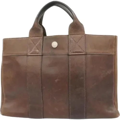 Pre-owned Leather totes , female, Sizes: ONE SIZE - Hermès Vintage - Modalova