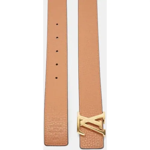 Pre-owned Leather belts , female, Sizes: ONE SIZE - Louis Vuitton Vintage - Modalova