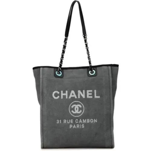 Pre-owned Canvas chanel-bags , female, Sizes: ONE SIZE - Chanel Vintage - Modalova