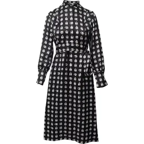 Pre-owned Silk dresses , female, Sizes: M - Hermès Vintage - Modalova