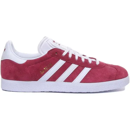 Maroon Suede Leather Trainers Men , male, Sizes: 7 1/3 UK, 10 UK, 8 UK, 9 1/3 UK, 6 2/3 UK, 8 2/3 UK, 6 UK, 11 1/3 UK - Adidas - Modalova