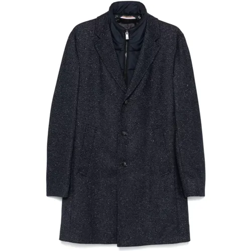 Twill Coat with Detachable Panels , male, Sizes: 3XL - Hugo Boss - Modalova