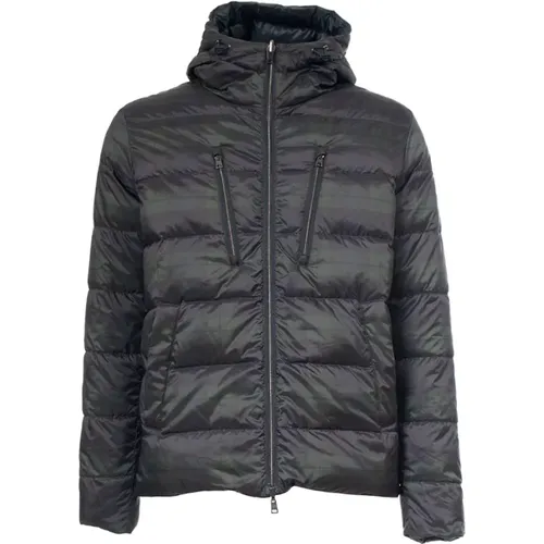 Reversible Black Puffer Jacket , male, Sizes: XL - Herno - Modalova