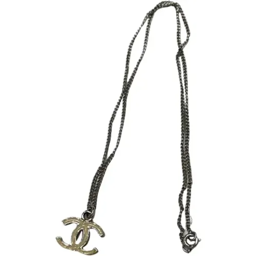 Pre-owned Metal necklaces , female, Sizes: ONE SIZE - Chanel Vintage - Modalova