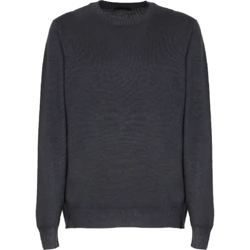 Tinted Crewneck Sweater , male, Sizes: L, M, 4XL, XL - Fay - Modalova