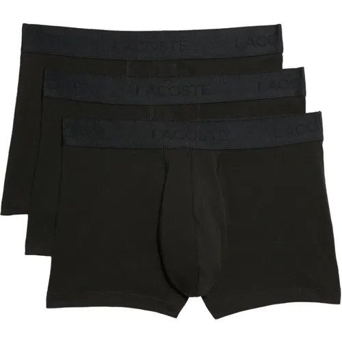 Schwarze Boxershorts Pack , Herren, Größe: M - Lacoste - Modalova