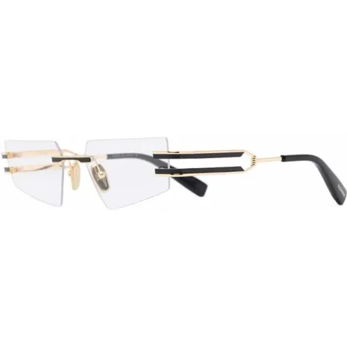 Goldene Optische Brille für den täglichen Gebrauch - Balmain - Modalova