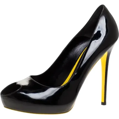 Pre-owned Leather heels , female, Sizes: 6 1/2 UK - Alexander McQueen Pre-owned - Modalova