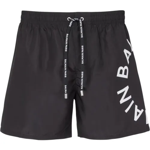 Swim shorts , male, Sizes: L - Balmain - Modalova