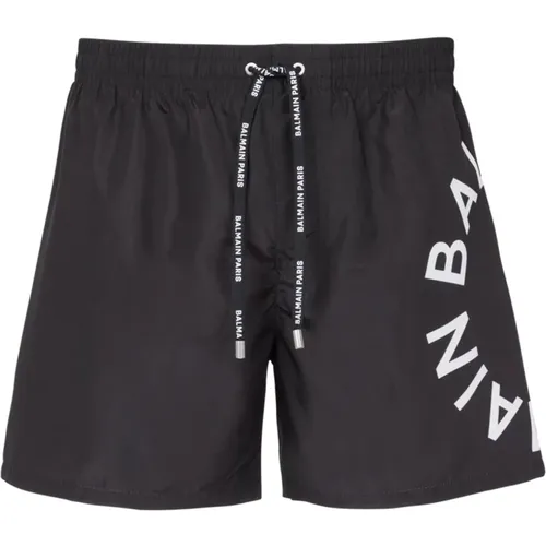 Swim shorts , male, Sizes: S, L, 2XL, XL - Balmain - Modalova