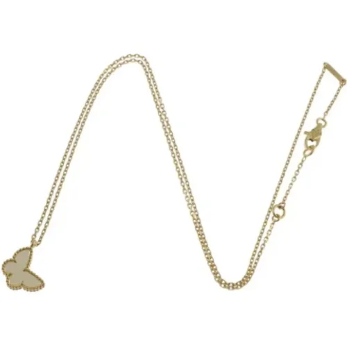 Pre-owned Gold necklaces , female, Sizes: ONE SIZE - Van Cleef & Arpels Pre-owned - Modalova