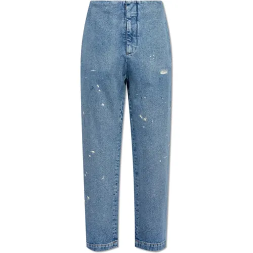 Jeans mit Farbspritzern , Herren, Größe: XL - MM6 Maison Margiela - Modalova