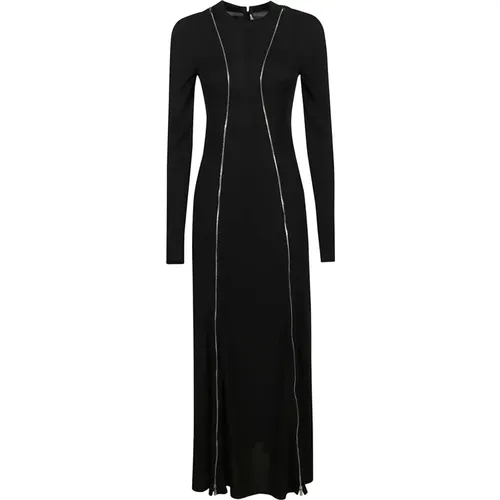Zip Detail Twin Dress , female, Sizes: 2XS - Victoria Beckham - Modalova