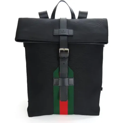 Pre-owned Canvas backpacks , female, Sizes: ONE SIZE - Gucci Vintage - Modalova