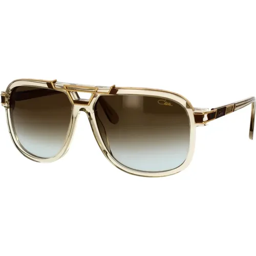 Vintage Pilot Sunglasses with Transparent Frame and Gradient Lenses , unisex, Sizes: 61 MM - Cazal - Modalova