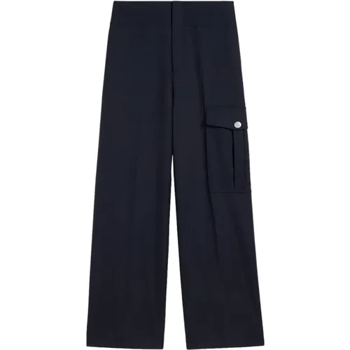 Straight Fit Pants , male, Sizes: L, M - Ami Paris - Modalova