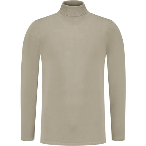 Essential Knitwear Turtleneck Sweater Grey , male, Sizes: XL, L, S, M - Pure Path - Modalova