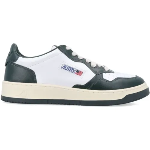 Leather Sneakers for Men , male, Sizes: 6 UK, 12 UK, 10 UK, 7 UK, 11 UK, 5 UK, 9 UK, 8 UK - Autry - Modalova