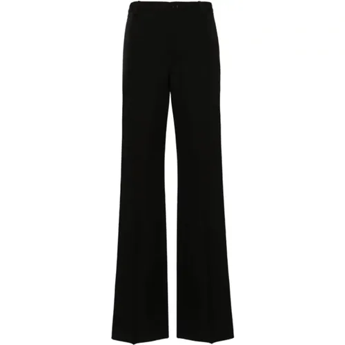 Wool Straight-Leg Trousers , female, Sizes: S, XS - Balenciaga - Modalova