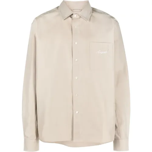 Cotton Classic Collar Shirt , male, Sizes: XL, S, M, L - Axel Arigato - Modalova