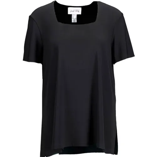 T-Shirt with Stylish Neckline , female, Sizes: L - Joseph Ribkoff - Modalova