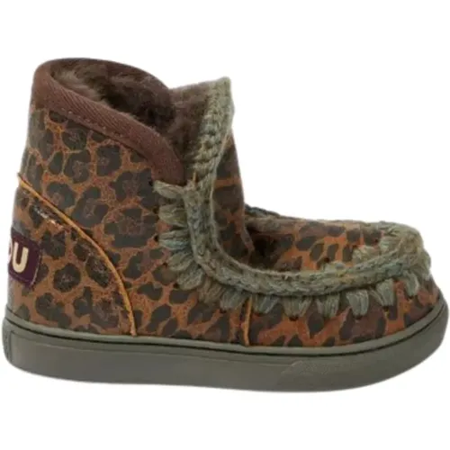 Gepunktete Flache Schuhe Eskimo Stil - Mou - Modalova