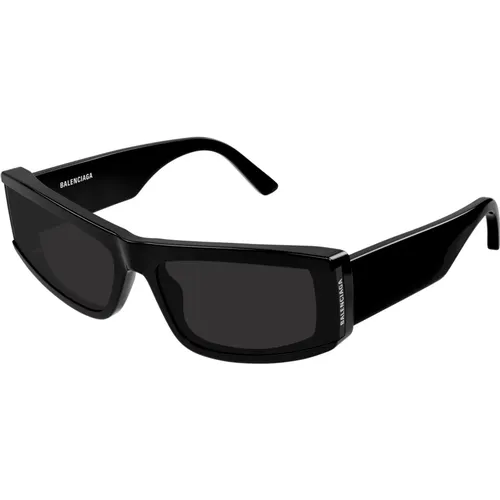Schwarze Sonnenbrille Bb0301S , unisex, Größe: 66 MM - Balenciaga - Modalova